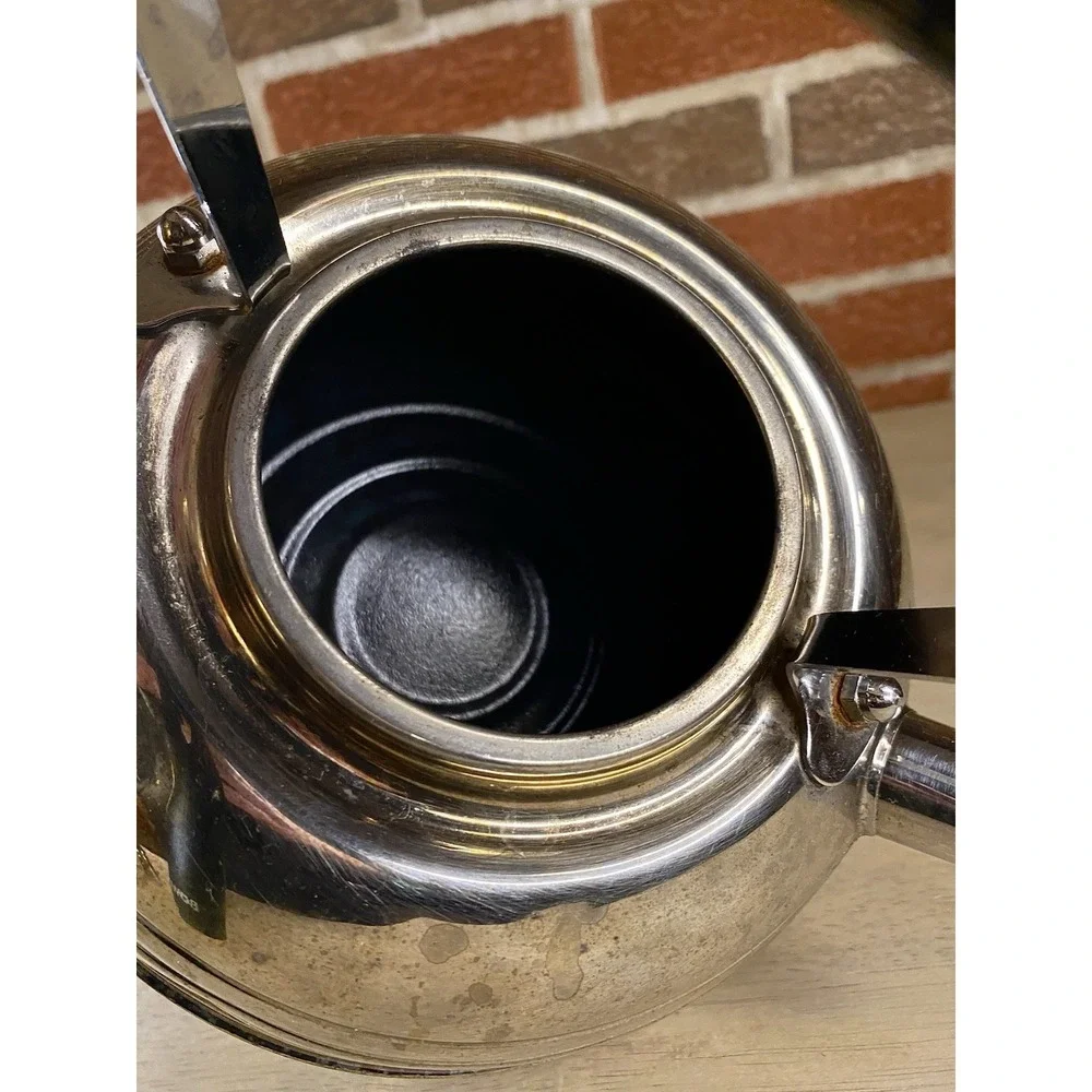 Simplex‎ Patent Solid Copper Whistling Kettle England Chrome Finish